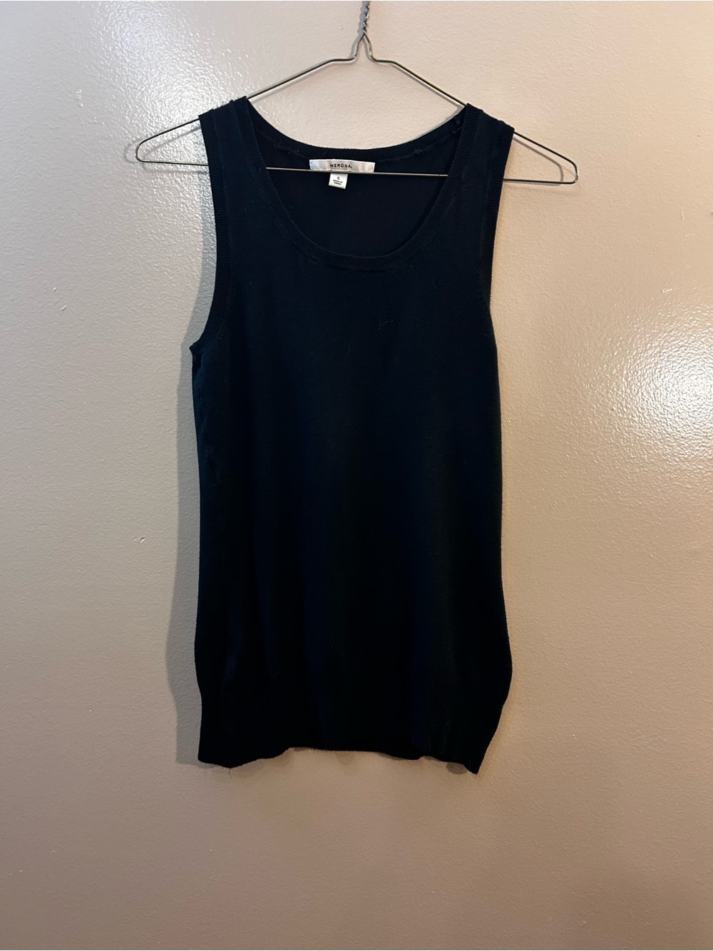 Merona Black Knit Tank Top